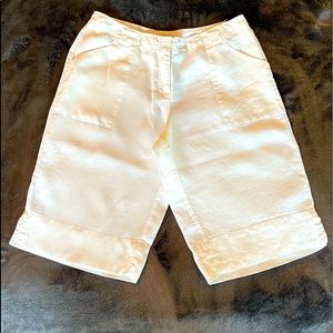 JJill linen shorts size 10 like new